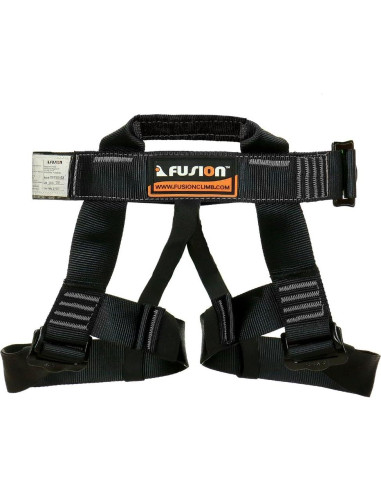 Arnés de Escalada Fusion Climb Tch-107 Negro y Gris
