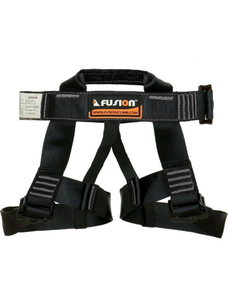 Arnés de Escalada Fusion Climb Tch-107 Negro y Gris