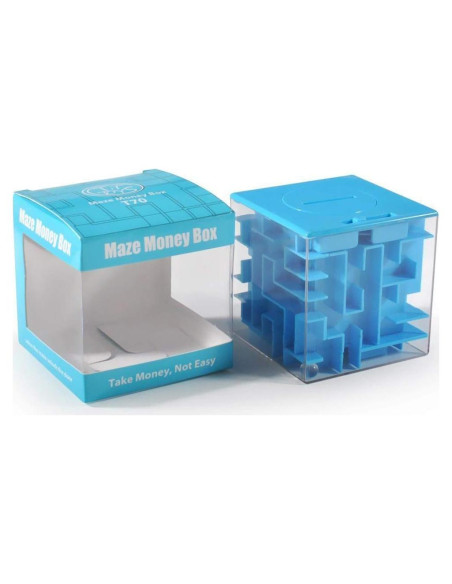 Caja de Rompecabezas de Dinero Trekbest Azul 7.75cm