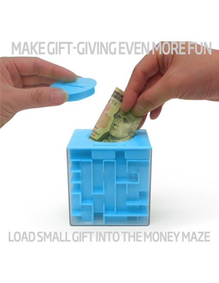 Caja de Rompecabezas de Dinero Trekbest Azul 7.75cm