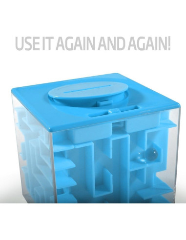 Caja de Rompecabezas de Dinero Trekbest Azul 7.75cm