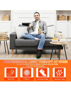 UTK Terapia de Luz Roja para Pies 660nm y 850nm - 1 Paquete 2