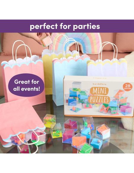 Pack de 28 Mini Cubos de Rompecabezas The Twiddlers - Juguetes Educativos