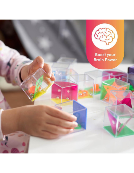 Pack de 28 Mini Cubos de Rompecabezas The Twiddlers - Juguetes Educativos