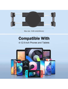 Soporte de Tablet iTODOS IT0223 para Coche y Pared 360 2