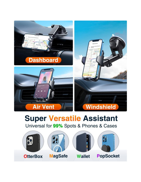 Soporte para Teléfono de Auto VANMASS 2025 - Fuerte y Reforzado