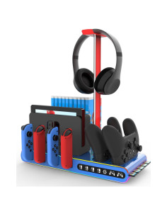 Dock de Carga RGB Sonicgrace para Nintendo Switch - Azul