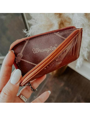 Billetera Montana West Wrangler Boho Azteca para Mujeres