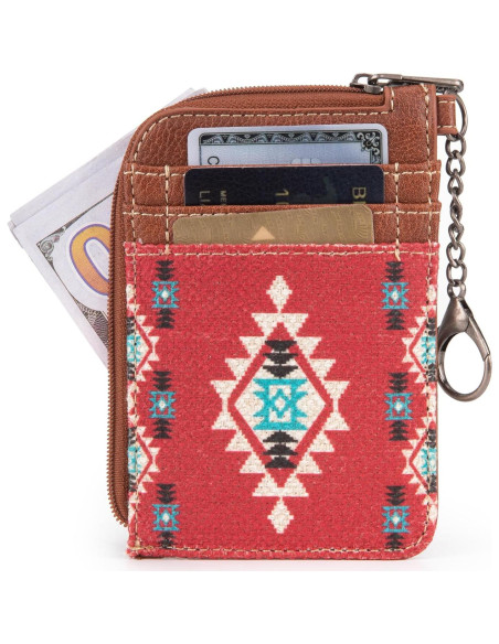 Billetera Montana West Wrangler Boho Azteca para Mujeres