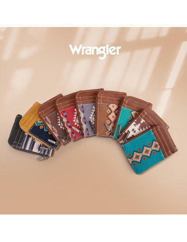 Billetera Montana West Wrangler Boho Azteca para Mujeres