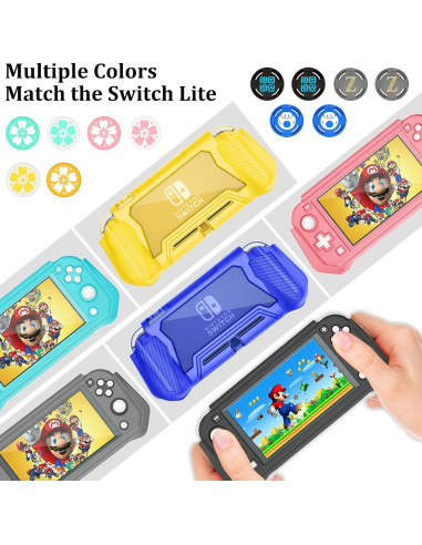 Funda Protectora Kailfee para Nintendo Switch Lite, Negro