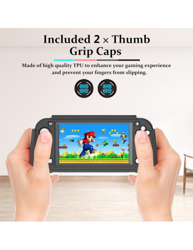 Funda Protectora Kailfee para Nintendo Switch Lite, Negro