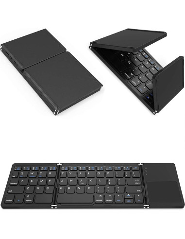 Teclado Inalámbrico Plegable Tek Styz con Touchpad 48h Uso