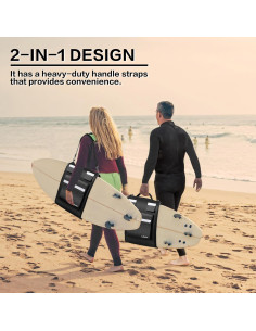Bolsa de Surf LuBanSir 2 en 1 para Tablas de 152 a 213 cm 2