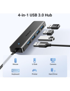 Hub USB 3.0 UGREEN de 4 Puertos Ultra Delgado 2