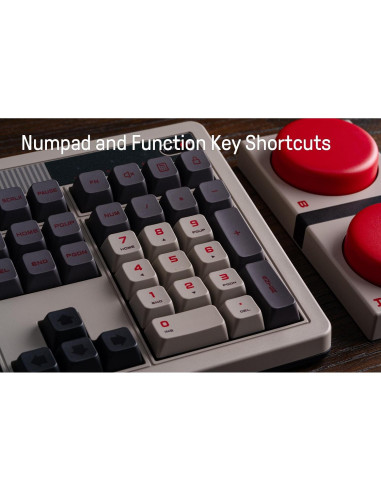 Teclado Mecánico 8Bitdo Edición N 108 Teclas Bluetooth USB-C