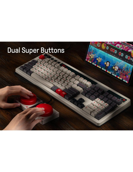Teclado Mecánico 8Bitdo Edición N 108 Teclas Bluetooth USB-C