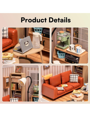 Bloques de Construcción LED Rolife 1:24 para Adultos