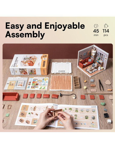 Bloques de Construcción LED Rolife 1:24 para Adultos