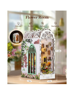 Kit Casa Miniatura Vaki Vaki con Luz LED y Decoración 3D 2