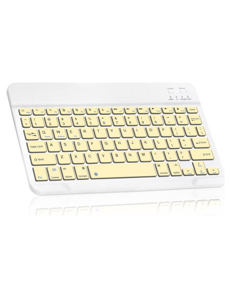 Teclado Bluetooth UrbanX KB030 Amarillo Delgado 0.14 kg