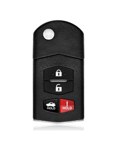 Control Remoto Llave Mazda 2006-2015 4 Botones Keylessbest