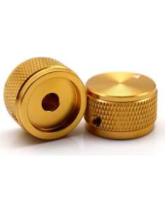Perilla de Control de Potenciómetro Samherome Oro 25.4mm 2
