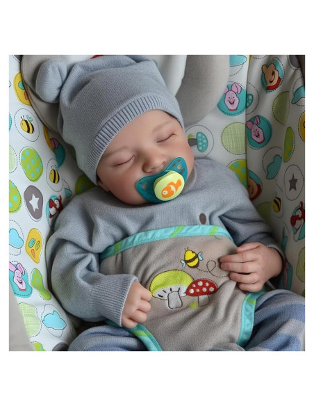 Muñeca de Bebé Renacida JIZHI 43 cm Realista con Accesorios