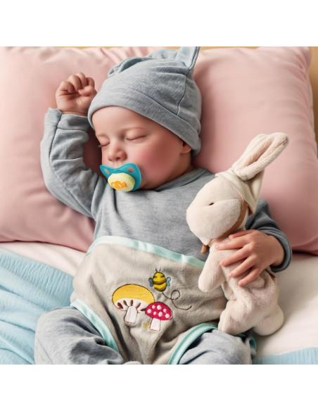 Muñeca de Bebé Renacida JIZHI 43 cm Realista con Accesorios