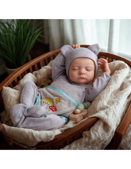 Muñeca de Bebé Renacida JIZHI 43 cm Realista con Accesorios