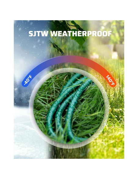 Cable de Extensión Exterior Dewenwils 7.62m 3 Enchufes Seguridad
