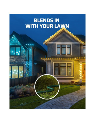 Cable de Extensión Exterior Dewenwils 7.62m 3 Enchufes Seguridad