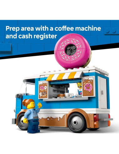 Camión de Donas LEGO City 60452 - Juguete de Construcción