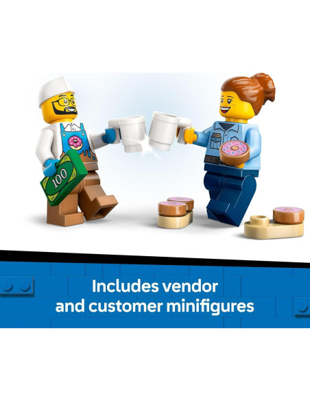 Camión de Donas LEGO City 60452 - Juguete de Construcción
