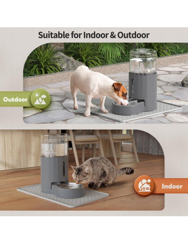 Dispensador de Agua Automático JUNSPOW 4L para Gatos y Perros