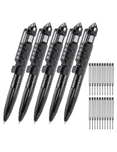 Conjunto de 5 bolígrafos tácticos OIJ con 20 recargas