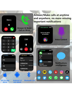 Reloj Inteligente LICYAPO P68 HD 5.1cm IP68 Fitness 2