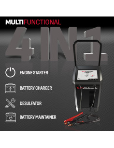 Cargador de Batería Schumacher SC1285 4-en-1 200A 12V 2