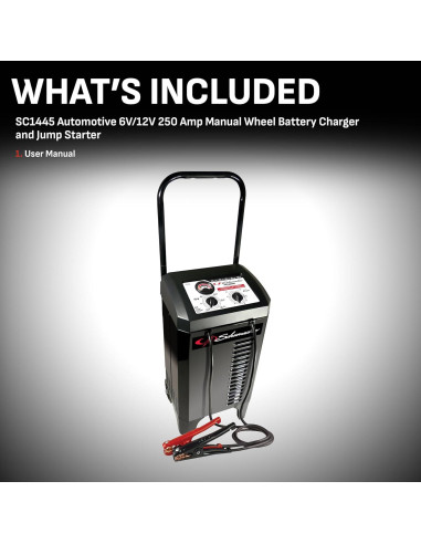 Cargador de Batería Schumacher SC1445 250A 12V Manual
