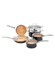 Juego de Utensilios de Cocina Amazon Basics 10 Piezas Cobre