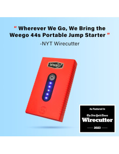 Arrancador Weego N44S 2100A Portátil para Autos y Motos 2