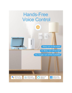 EIGHTREE Enchufe Inteligente WiFi Paquete de 4 Control Remoto 2