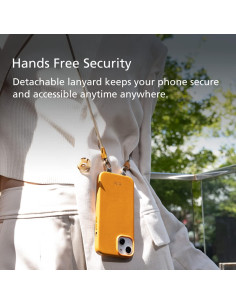 Lanyard para Teléfono Alto LCS22 Gris Cemento con Almohadilla 2