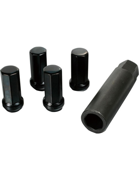 Tuerca de Llanta Kics WHPF3BL42 Heptágono Negra 42mm