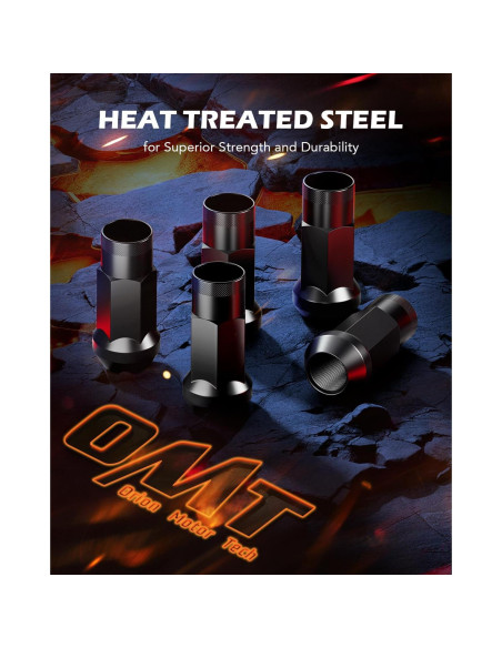 Tuercas de Rueda Orion Motor Tech M12x1.25 Juego de 20