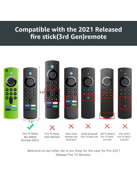 Funda de Control Remoto Firestick OneBom 3ra Gen Brillante