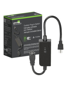 Enchufe Inteligente Wi-Fi Exterior Leviton D215O, Resistente