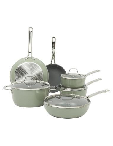 Juego de Utensilios de Cocina 10 Piezas Sur La Table Verde