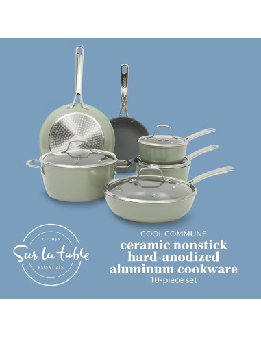 Juego de Utensilios de Cocina 10 Piezas Sur La Table Verde