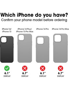 Funda OtterBox Commuter para iPhone 14 y 13 - Azul 2